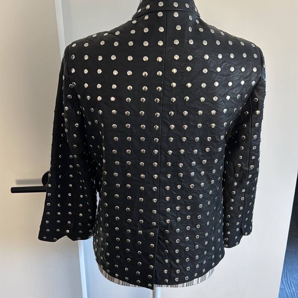Zadig and Voltaire Verys studded leather jacket - 36 NWOT - Picture 8 of 11